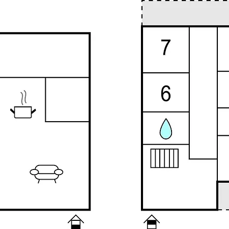 Pet Friendly In With Kitchenette Semesterbostad